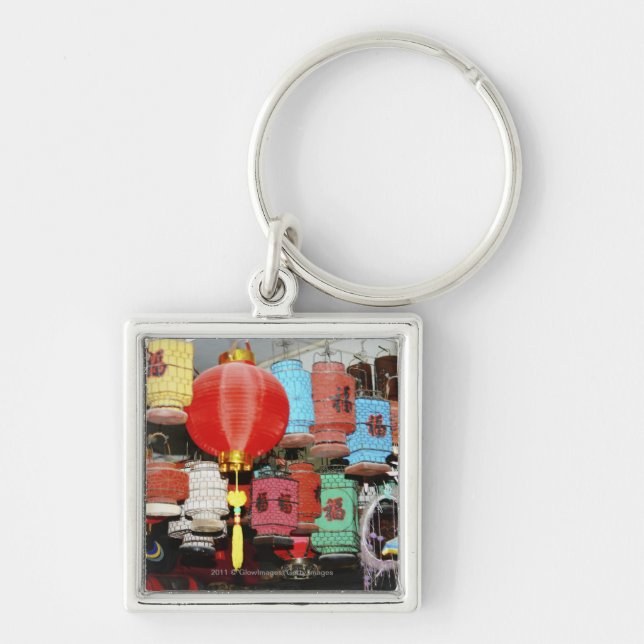 Chinese lanterns in China Keychain (Front)