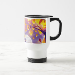 Chinese Lanterns on the Lake Travel Mug