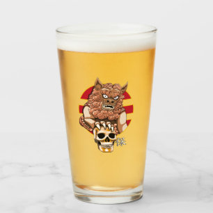 Chinese Lion guardian - Foo Dog Glass