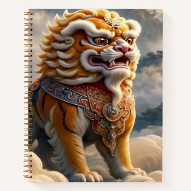 Chinese Lion Notebook (Front)