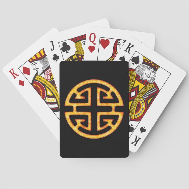 Chinese Lu Symbol Playing Cards (Back)