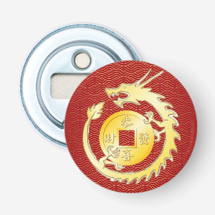 Chinese Lunar New Year 2024 Wood Dragon Bottle Opener