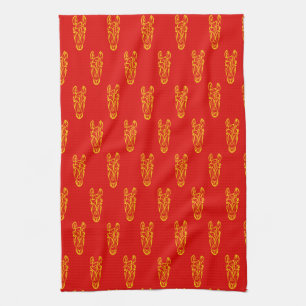 Chinese Lunar New Year of the Horse 2026 4724 Fire Kitchen Towel