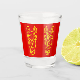 Chinese Lunar New Year of the Horse 2026 4724 Fire Shot Glass