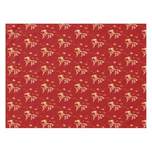 Chinese Lunar New Year of the Horse 2026 4724 Fire Tablecloth