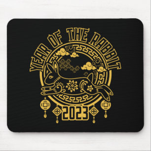Chinese Lunar New Year of the Rabbit Mouse Pad
