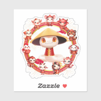 Chinese Lunar New Year Snake Design 3