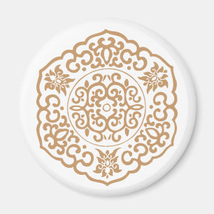 Chinese Medallion yellow Magnet