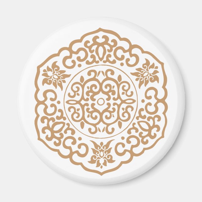 Chinese Medallion yellow Magnet (Front)