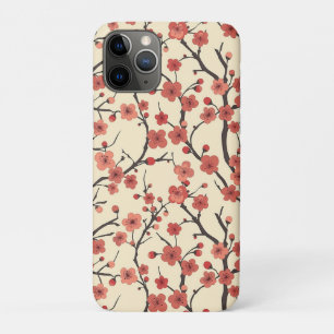 Chinese Meihua Coral Blossom Charcoal Branch iPhone 11 Pro Case