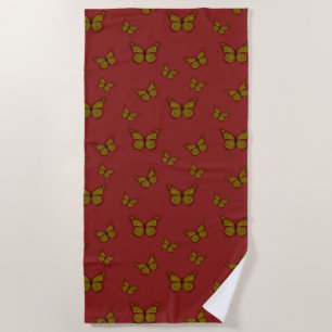 Chinese Monarch Beach Towel