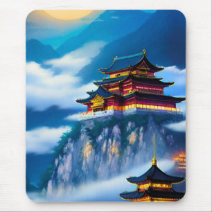 Chinese Mountain Palace Mouse Pad