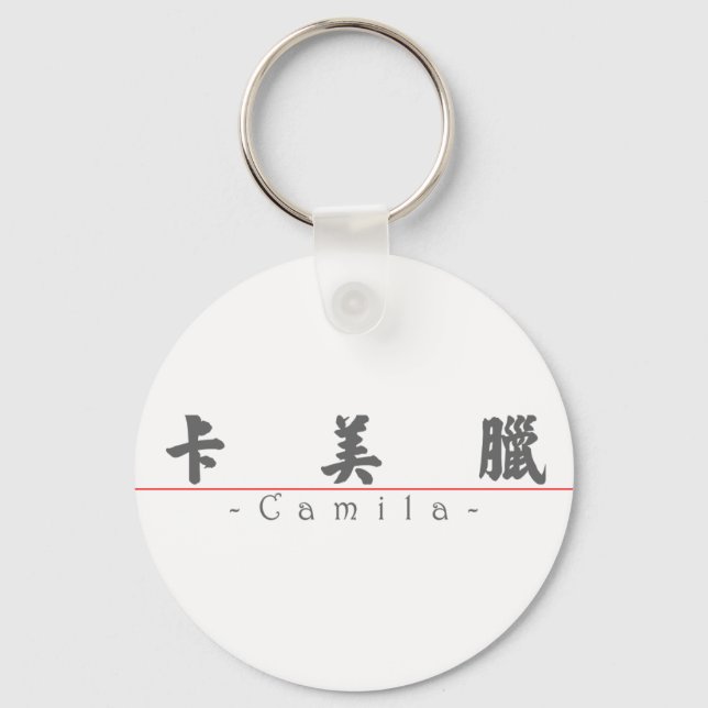 Chinese name for Camila 21047_4.pdf Keychain (Front)