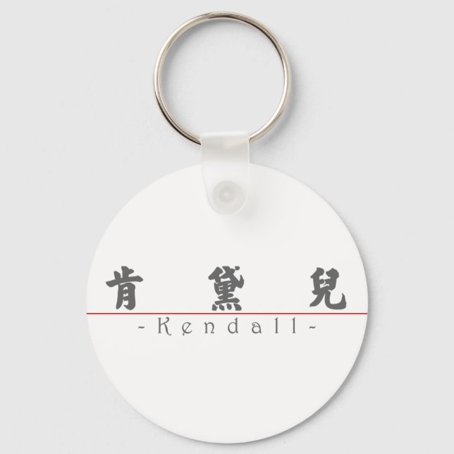Chinese name for Kendall 21122_4.pdf Keychain (Front)