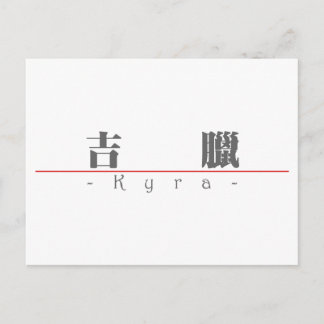 Chinese name for Kyra 21387_3.pdf Postcard