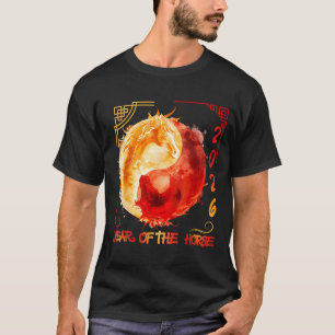 Chinese New Lunar Year Of The Horse 2026 T-Shirt