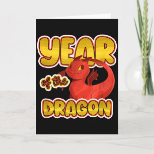 Chinese New Year 12 Zodiacs Dragon Happy Vietnames Card