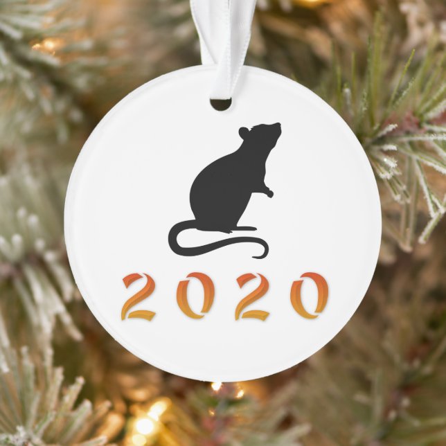 Chinese New Year 2020 Rat Ornament (Tree)