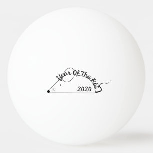 Chinese New Year 2020 Year of the Rat Ping Pong Ball
