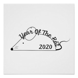 Chinese New Year 2020 Year of the Rat Poster
