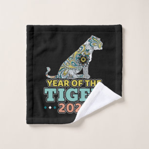 Chinese New Year 2022 - White Tiger Wash Cloth