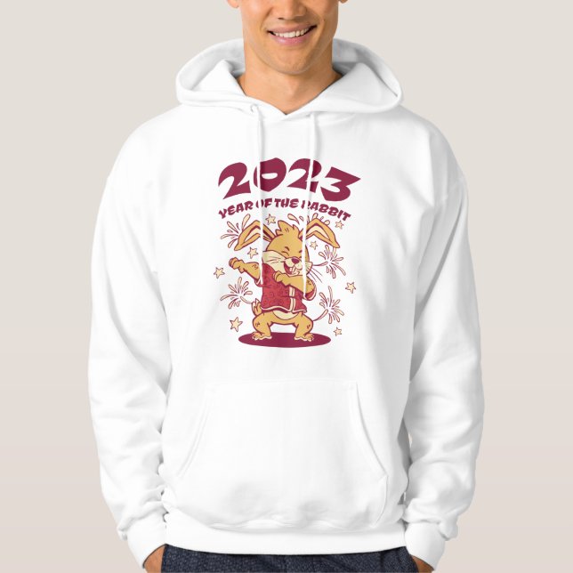 Chinese New Year 2023 - Year of the Rabbit Hoodie (Front)
