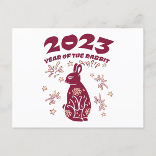 Chinese New Year 2023 - Year of the Rabbit Postcard