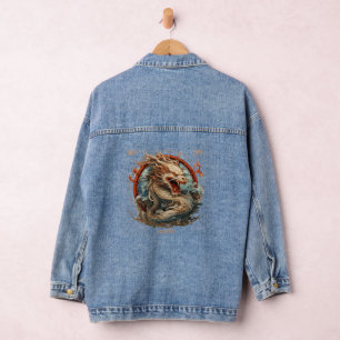 Chinese new year 2024 denim jacket