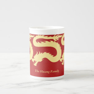 Chinese New Year 2024, Year Of The Dragon Red Bone China Mug