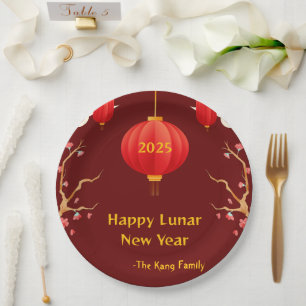 Chinese New year 2025 Paper Plate