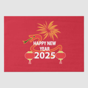 Chinese New Year 2025 Snake Chinese New Year  Tissue Paper