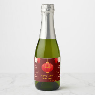Chinese New year  2025 Sparkling Wine Label
