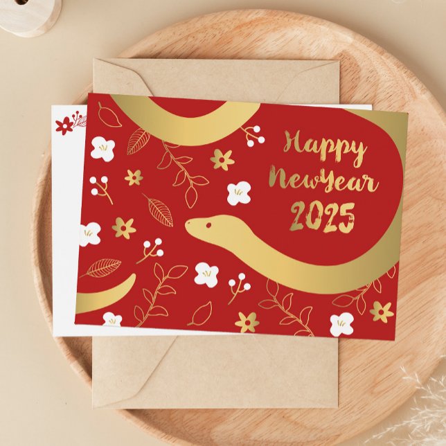 Chinese New Year 2025 Year Of Snake Holiday Card (Creator Uploaded)