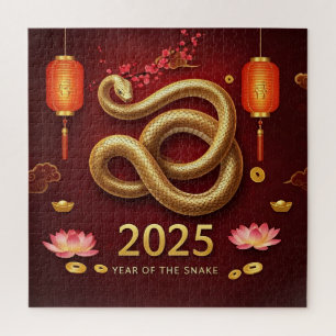 Chinese New Year 2025 Year of The Snake Jigsaw Puzzle