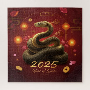 Chinese New Year 2025 Year of The Snake Jigsaw Puzzle