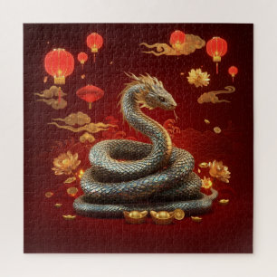 Chinese New Year 2025 Year of The Snake Jigsaw Puzzle