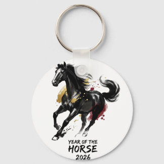 Chinese New Year 2026 Horse Art Keychain
