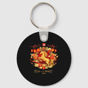 Chinese New Year 2026 Horse Happy Chinese New Year Keychain