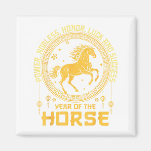 Chinese New Year 2026 Horse Happy Chinese New Year Magnet