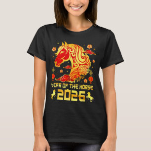 Chinese New Year 2026 Horse Happy Chinese New Year T-Shirt