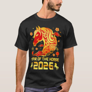 Chinese New Year 2026 Horse Happy Chinese New Year T-Shirt