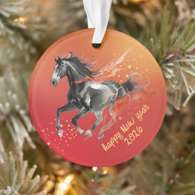Chinese New Year 2026 Horse Ink New Year  (Arbre)
