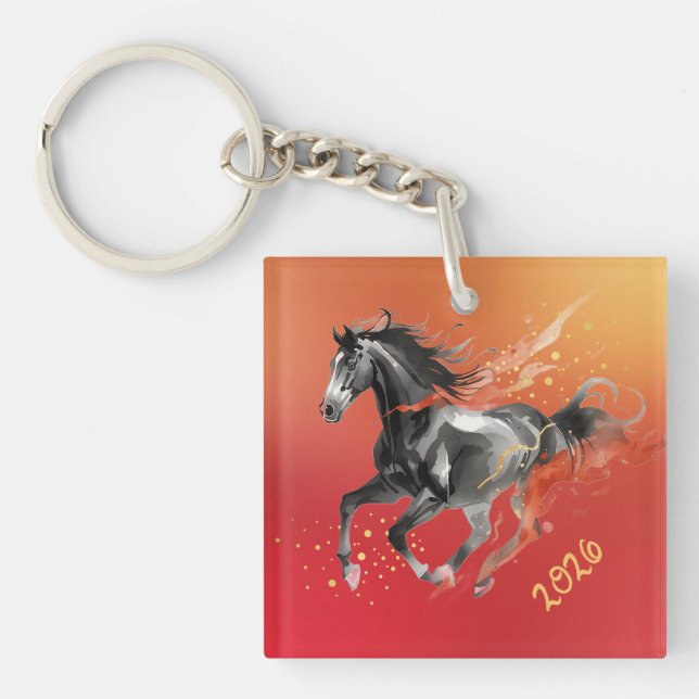 Chinese New Year 2026 Horse Ink New Year (Devant)
