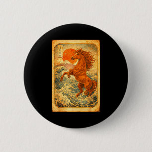 Chinese New Year 2026 Of The Horse Lunar New Year  2 Inch Round Button