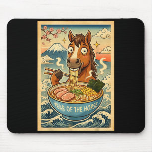 Chinese New Year 2026 Of The Horse Ramen Lunar New Mouse Pad