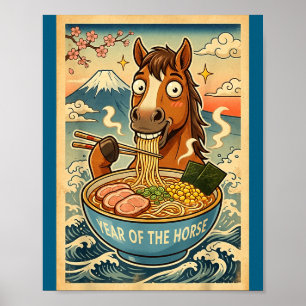 Chinese New Year 2026 Of The Horse Ramen Lunar New Poster