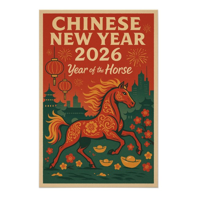 Chinese New Year 2026 Poster (Front)