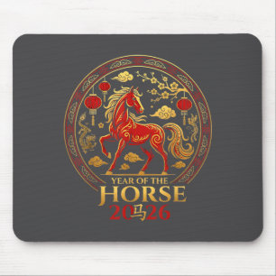 Chinese New Year 2026 Year Of The Horse 4  Mouse Pad