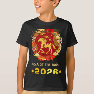 Chinese New Year 2026 Year Of The Horse Chinese Zo T-Shirt