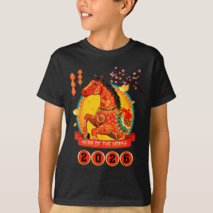 Chinese New Year 2026 Year Of The Horse Happy Luna T-Shirt
